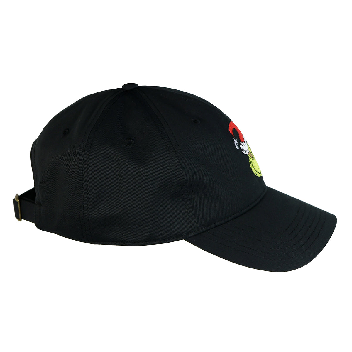 Dr. Seuss The Grinch Baseball Hat Adult Embroidered Patch Adjustable Cap, OSFM