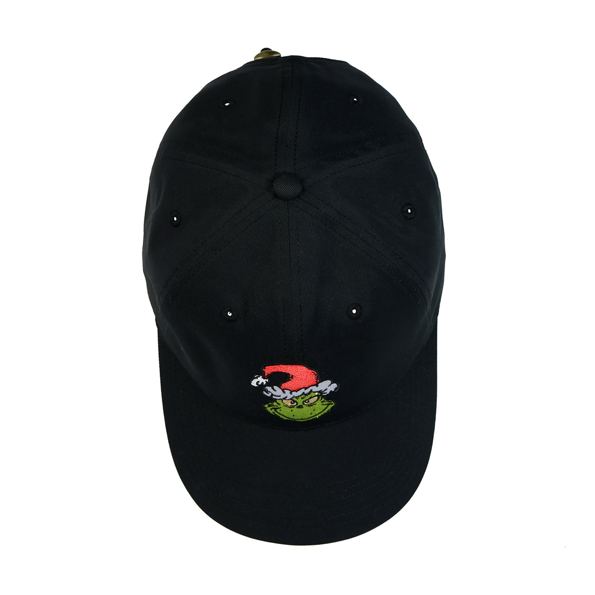 Dr. Seuss The Grinch Baseball Hat Adult Embroidered Patch Adjustable Cap, OSFM