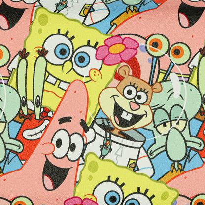 Nickelodeon SpongeBob SquarePants Zip Around Wallet AOP Character Collage