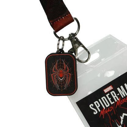 Marvel Spider-Man Lanyard Be Yourself Clear ID Badge Holder Breakaway Keychain