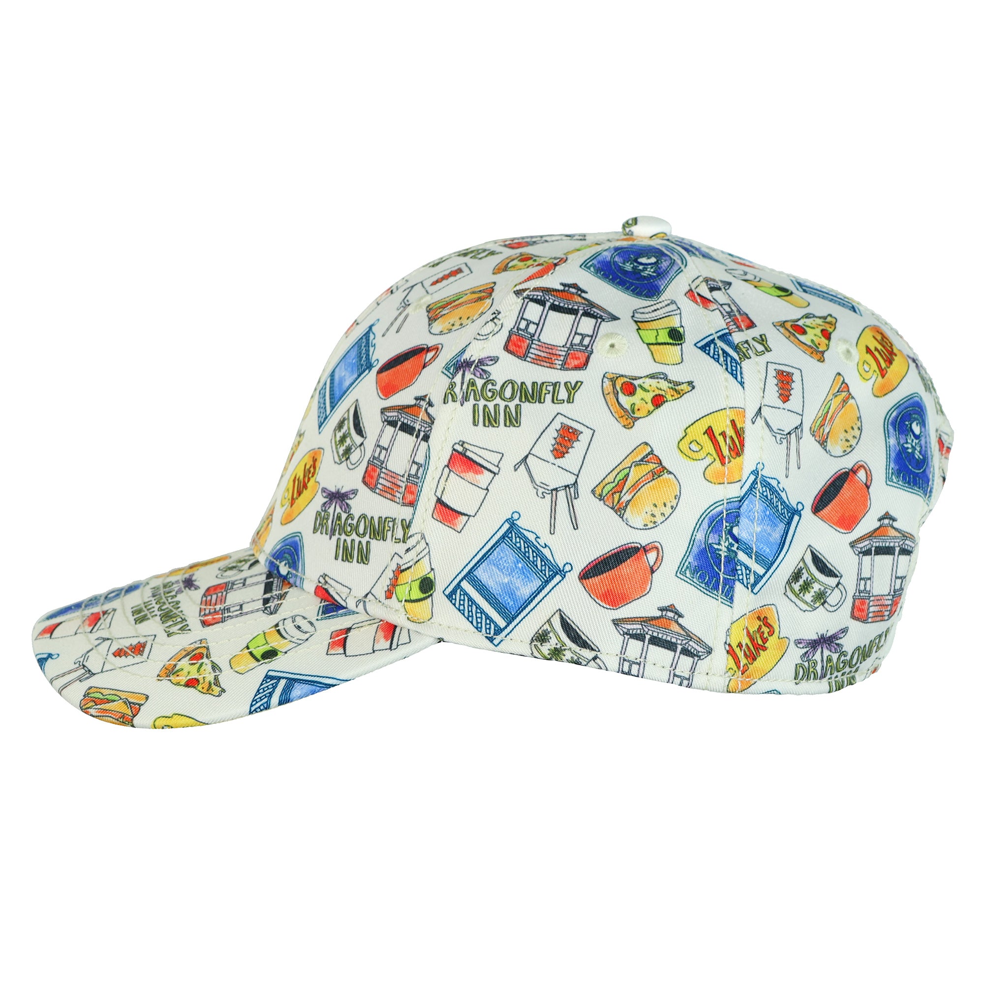 Gilmore Girls Hat All-Over Print Curved Bill Snapback Baseball Cap