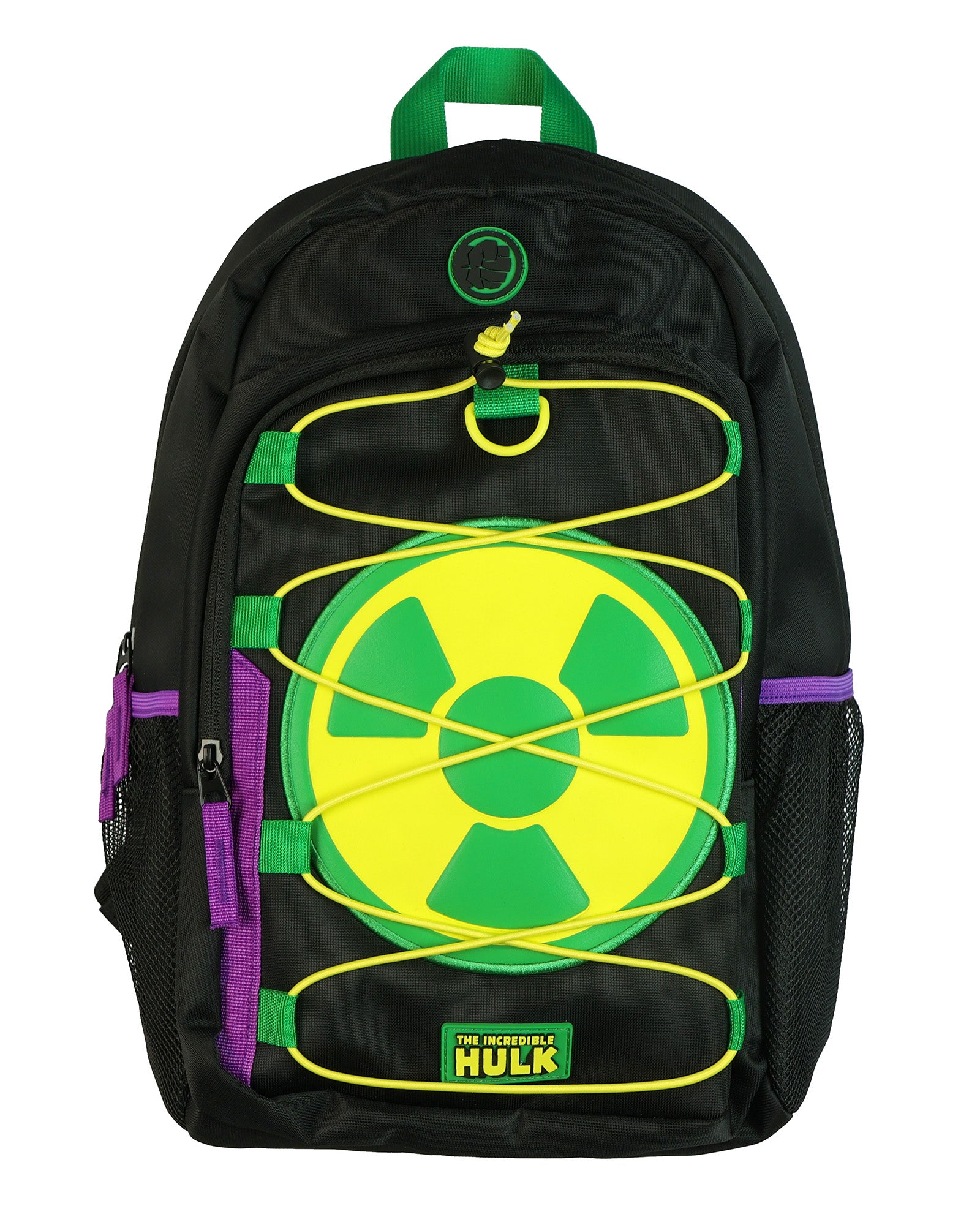 Marvel Comics Incredible Hulk 16" Backpack Gamma Book Bag Adjustable Straps