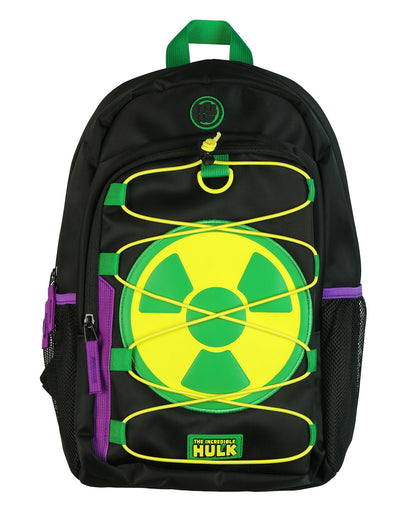 Marvel Comics Incredible Hulk 16" Backpack Gamma Book Bag Adjustable Straps