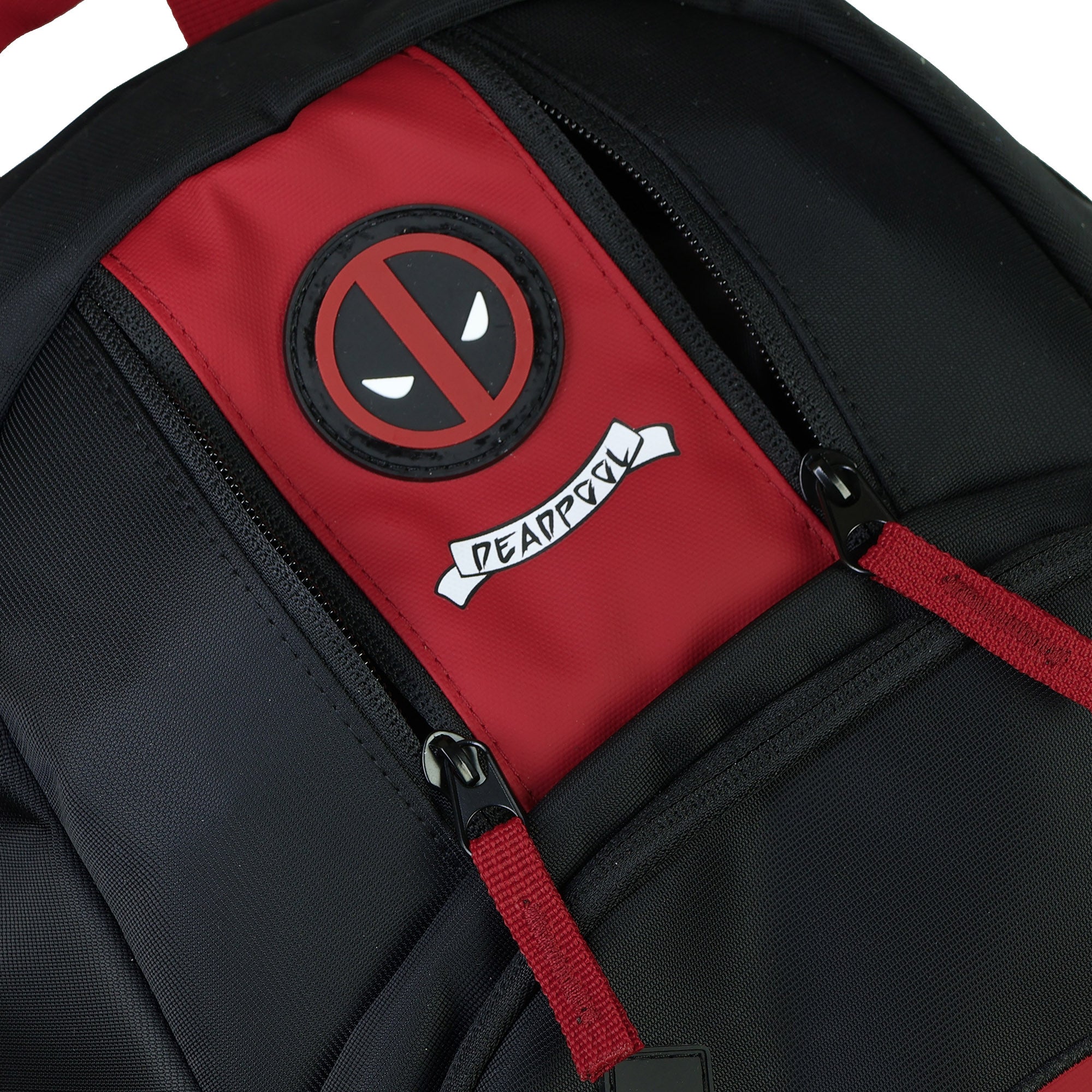 Marvel Comics Deadpool 16" Backpack Character Logo Book Bag Adjustable Straps