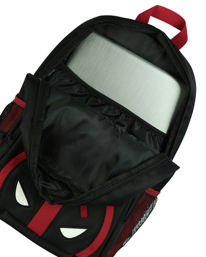 Marvel Comics Deadpool 16" Backpack Character Logo Book Bag Adjustable Straps