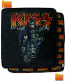 KISS Blanket Rock Legends Double-Sided Silk Touch Throw 50" X 60"