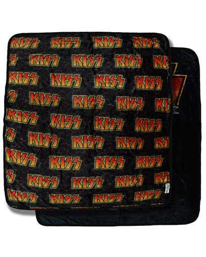 KISS Blanket Rock Legends Double-Sided Silk Touch Throw 50" X 60"