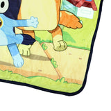 Bluey Blanket Happy Dancing Silk Touch and Faux Wool Throw  60" X 80"