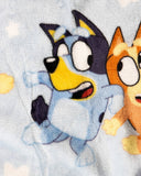 Bluey Busy Puppies Silk Touch Throw Blanket and Character Hugger Pillow Set
