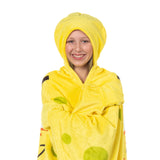 SpongeBob SquarePants Hooded Blanket with Attached Hood and Pockets 50" X 60"