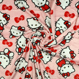 Hello Kitty Bow Surprise Character Hugger Pillow and Fleece Throw Blanket Set