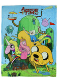 Adventure Time Blanket Character Group Design Silk Touch Lightweight Plush Throw