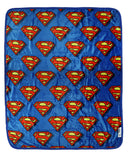 DC Comics Superman Blanket Double Sided Silk Touch Throw 50" X 60"