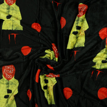 It Chapter Two Blanket Double-sided You'll Float Too Plush Throw 50" X 70"