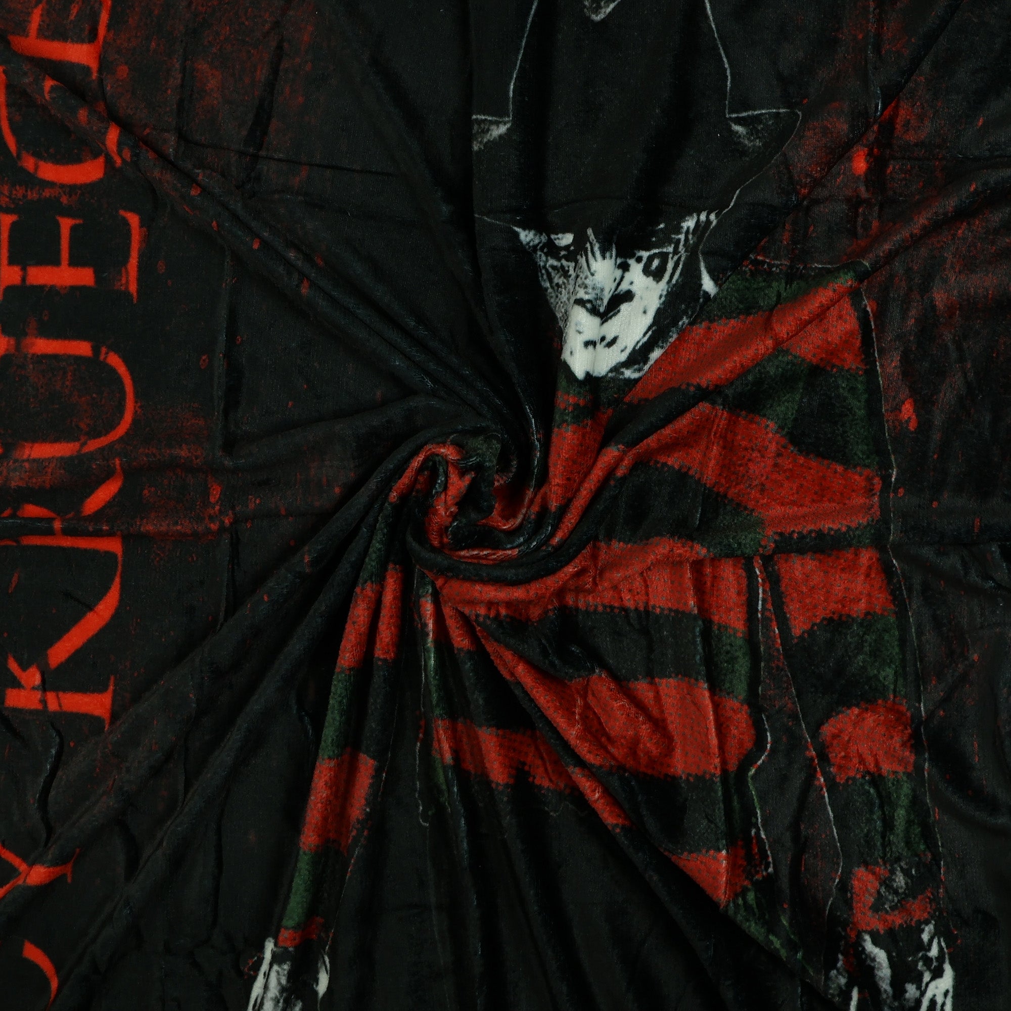 Nightmare on Elm Street Blanket Menacing Freddy Silk Touch Throw 46" X 60"