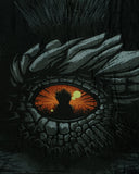 House Of The Dragon Blanket Fiery Eye Silk Touch Throw 46" X 60"