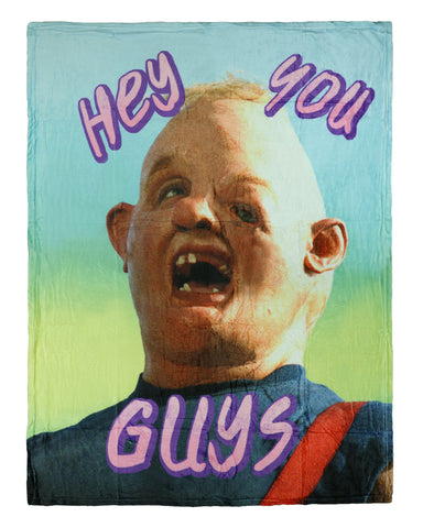The Goonies Blanket Sloth Hey You Guys Silk Touch Lightweight Throw 46" X 60"