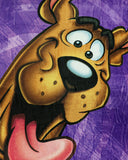 Scooby Doo Blanket Loveable Pup Close Up Silk Touch Lightweight Throw 46" X 60"
