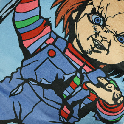 Child's Play Pillow Evil Chucky Soft Plush Travel Cloud Pillow 22" X 15"