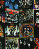 KISS Blanket Album Covers Allover Design Silk Touch Lightweight Throw 46" X 60"