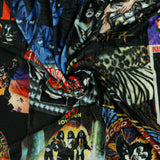 KISS Blanket Album Covers Allover Design Silk Touch Lightweight Throw 46" X 60"