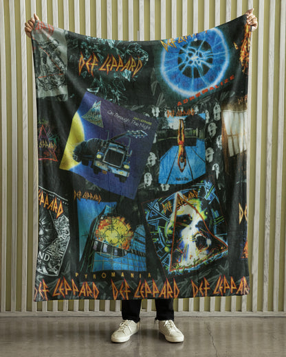 Def Leppard Blanket Album Cover History Silk Touch Throw 46"X60"