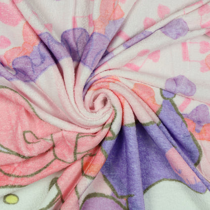 Sanrio Hello Kitty and Friends Blanket My Melody and Kuromi Sleepover Throw 46"X60"