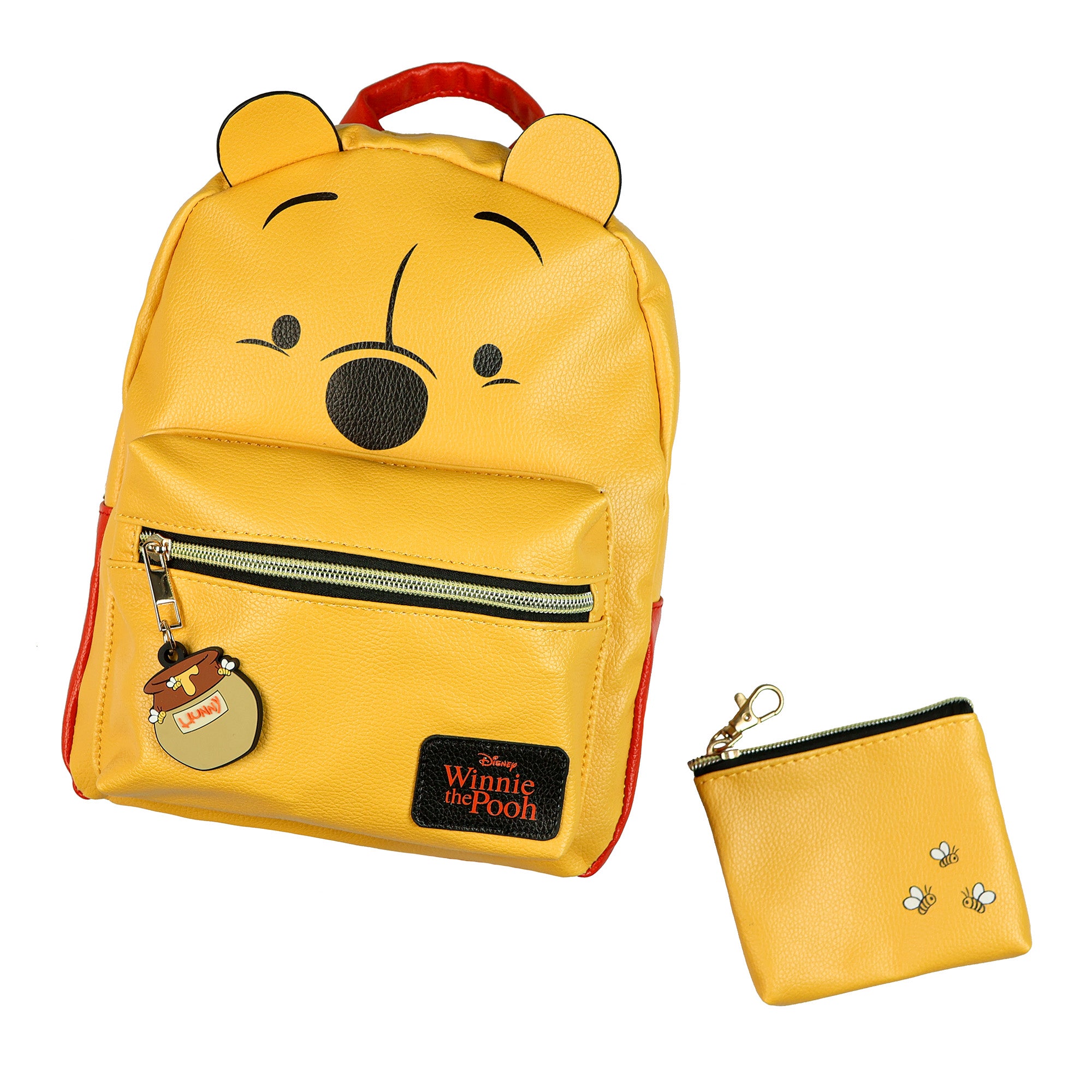 Disney Winnie the Pooh Mini Backpack 10" 2-Piece Set with Coin Purse