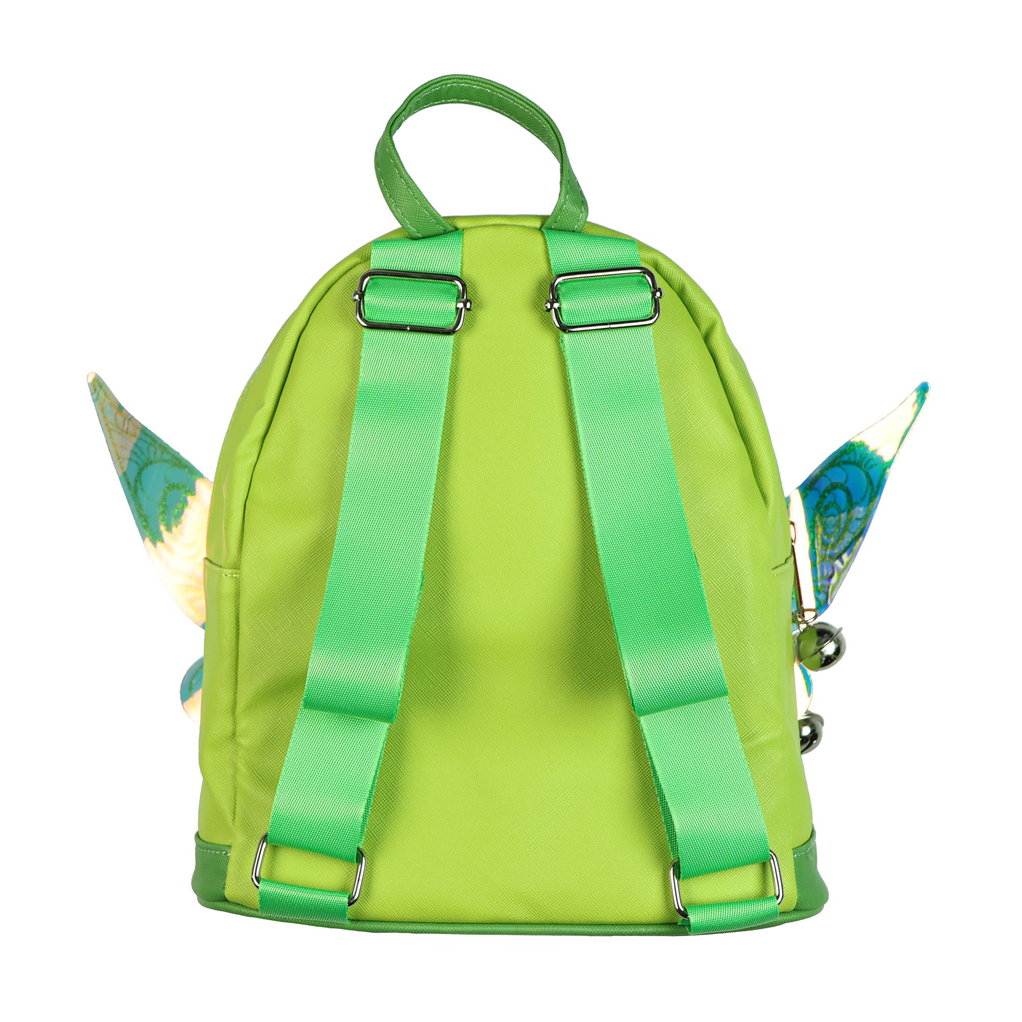 Disney Tinkerbell Mini Backpack 10" 2-Piece Set with Coin Purse and 3D Wings