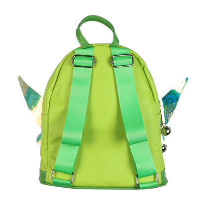 Disney Tinkerbell Mini Backpack 10" 2-Piece Set with Coin Purse and 3D Wings