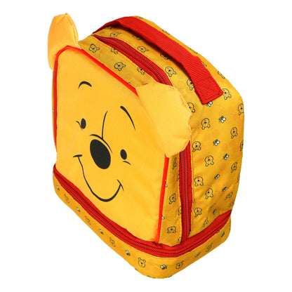 Disney Winnie The Pooh 3D Character Lunch Box 9" Insulated Dual Compartment Tote