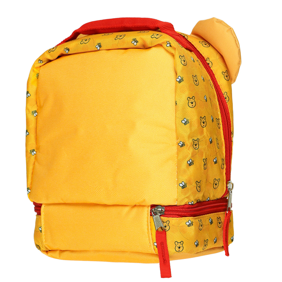 Disney Winnie The Pooh 3D Character Lunch Box 9" Insulated Dual Compartment Tote