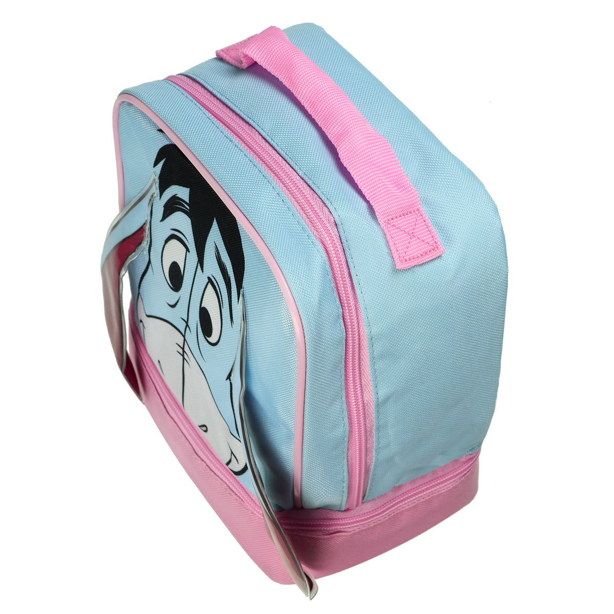 Disney Winnie The Pooh Lunch Box Eeyore 3D  9" Insulated Dual Compartment Tote