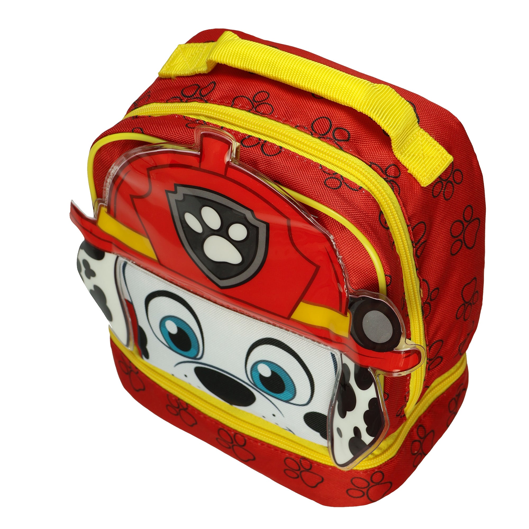 Paw Patrol Lunch Box 3D Marshall Firefighter 9" Insulated Dual Compartment Tote