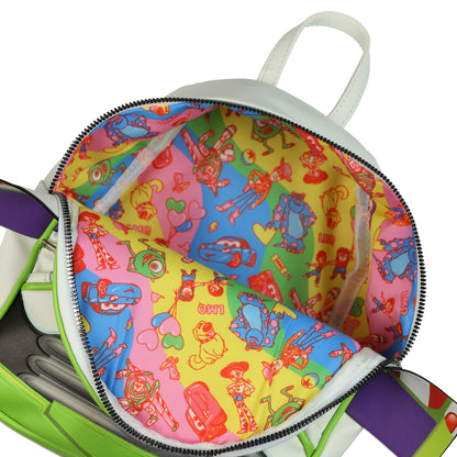 Disney Toy Story Mini Backpack 10" Buzz Lightyear Faux Leather Purse