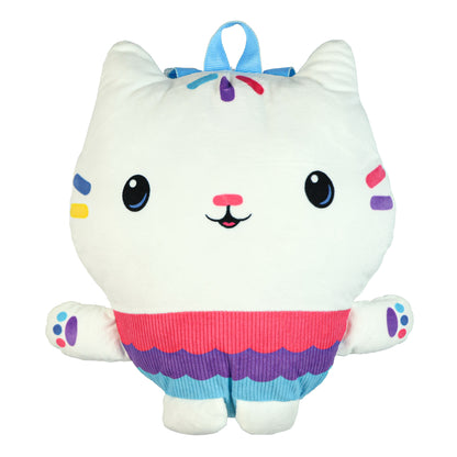 Gabby's Dollhouse Plush Backpack Cakey Cat 12" Bag With Adjustable Straps