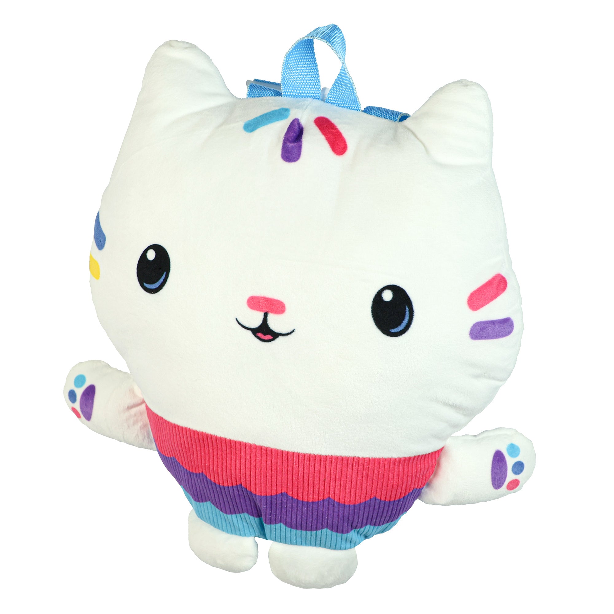 Gabby's Dollhouse Plush Backpack Cakey Cat 12" Bag With Adjustable Straps