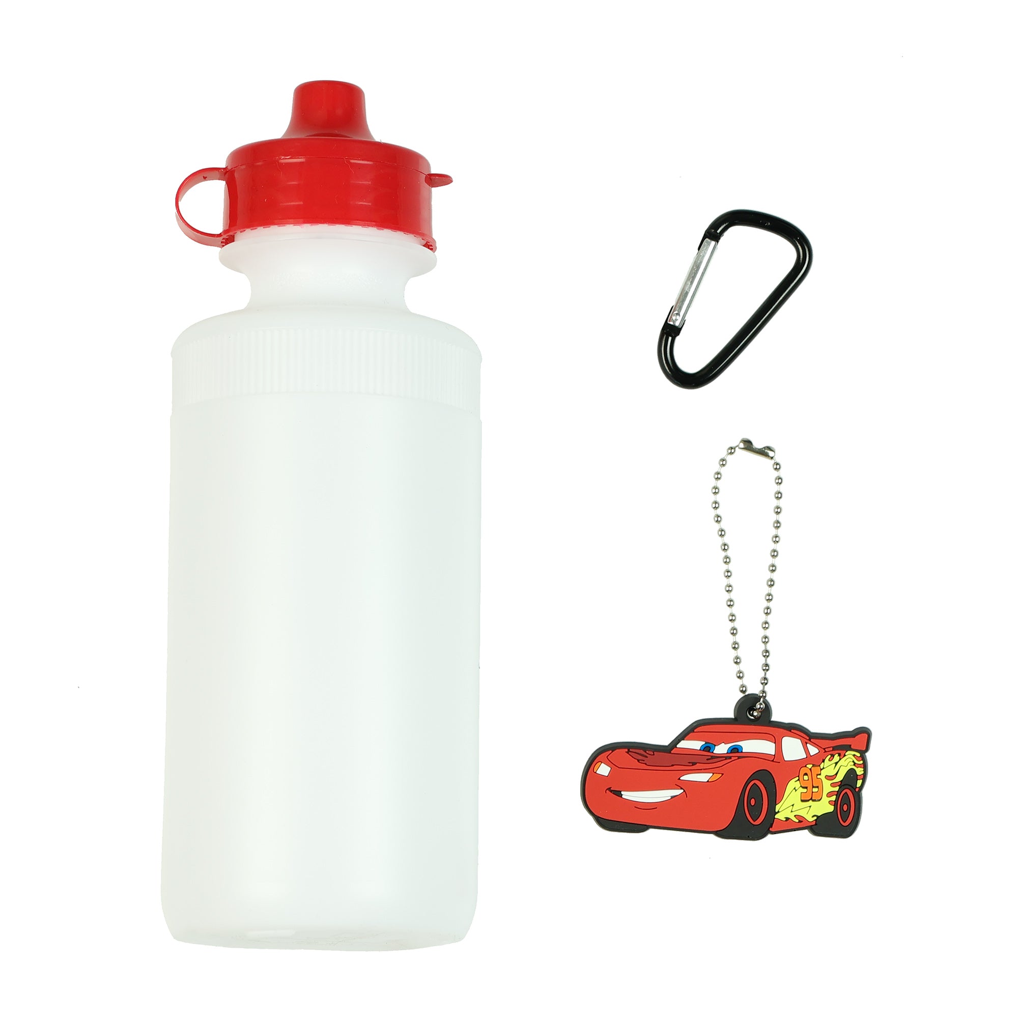 Disney Cars Backpack 5 Piece Set 16" Lightning McQueen Book Bag Lunch Box