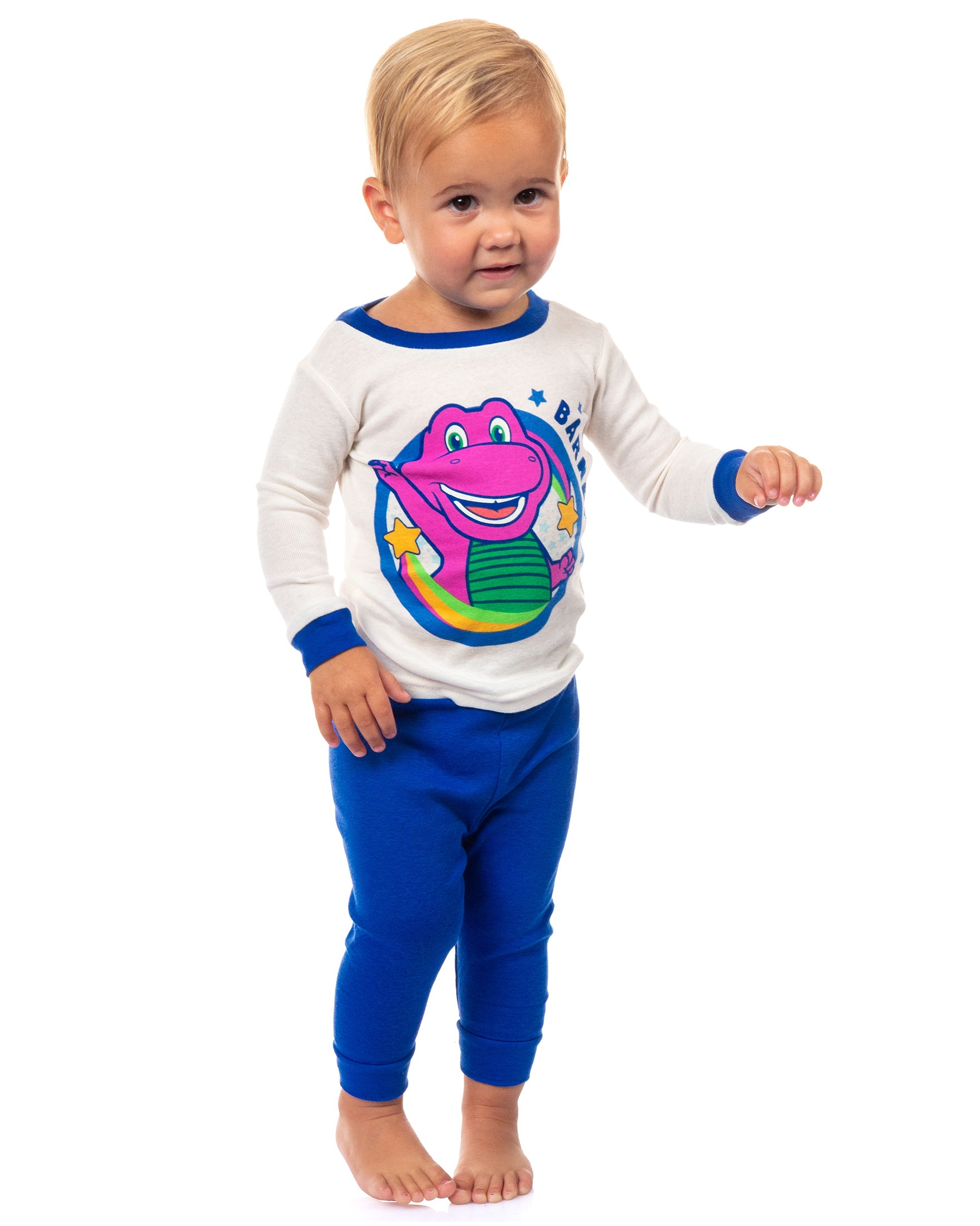 Barney Pajamas Friends and Fun Infant 4-Piece Lounge Sleep Sets