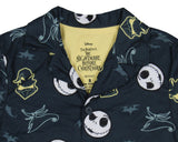 Disney NBC Boys' Jack and Oogie Boogie Button-Up Coat and Pant Pajama Set