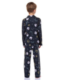 Disney NBC Boys' Jack and Oogie Boogie Button-Up Coat and Pant Pajama Set