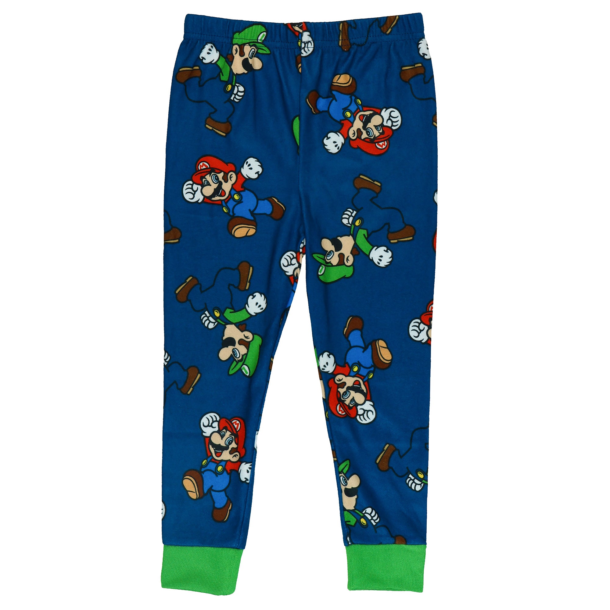 Nintendo Super Mario Pajamas Toddler Boy's Snug Fit Short Sleeve Pant Set