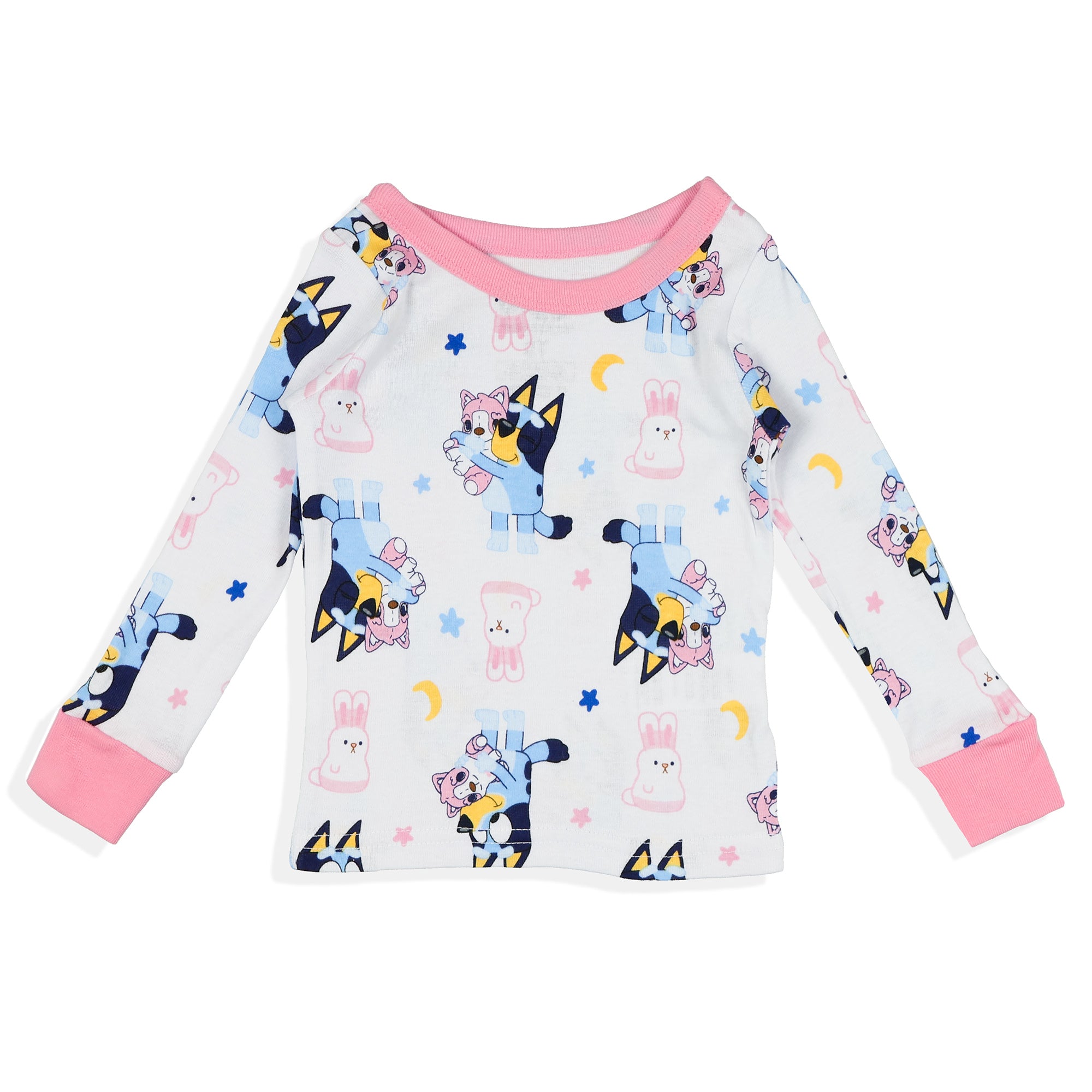Bluey Pajamas Toddler Girls' 2 Pair Nighty Night 2-Piece Sleep Sets
