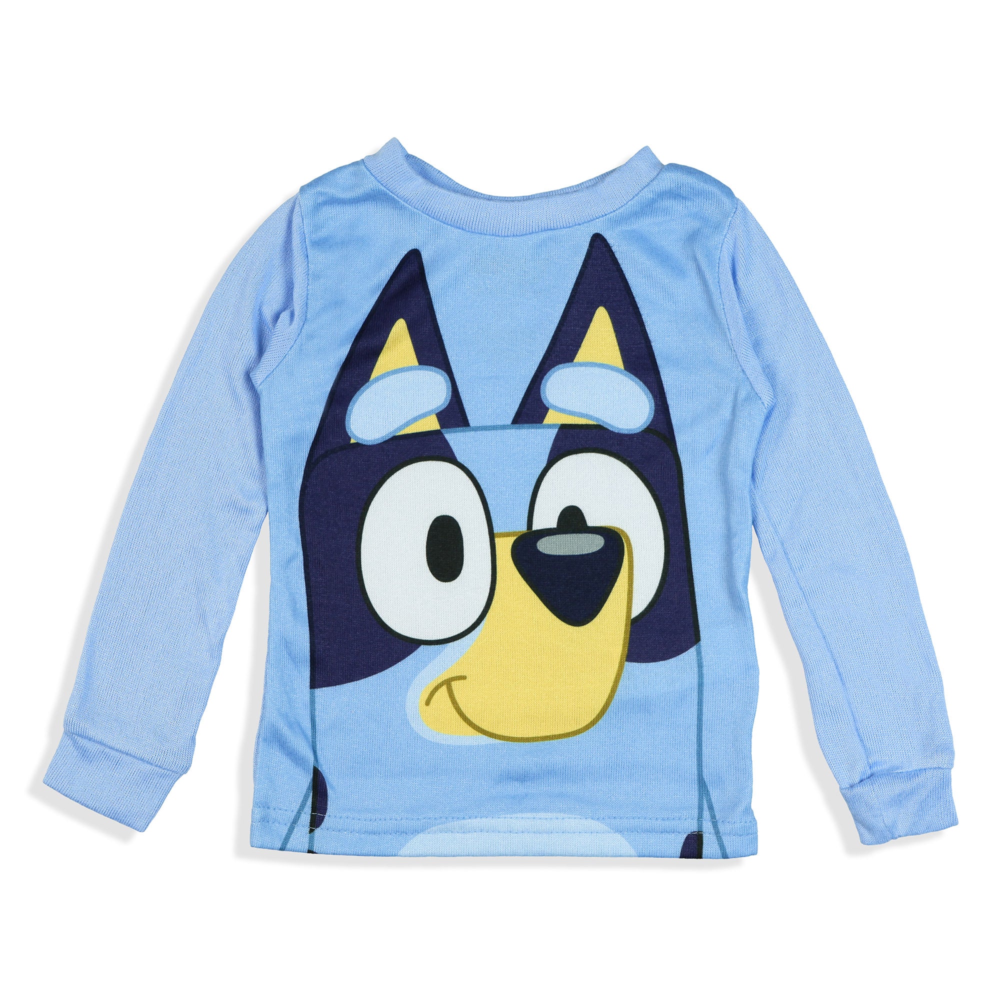 Bluey Pajamas Toddler Big Face Tight Fit 2-Piece Lounge Sleep Set