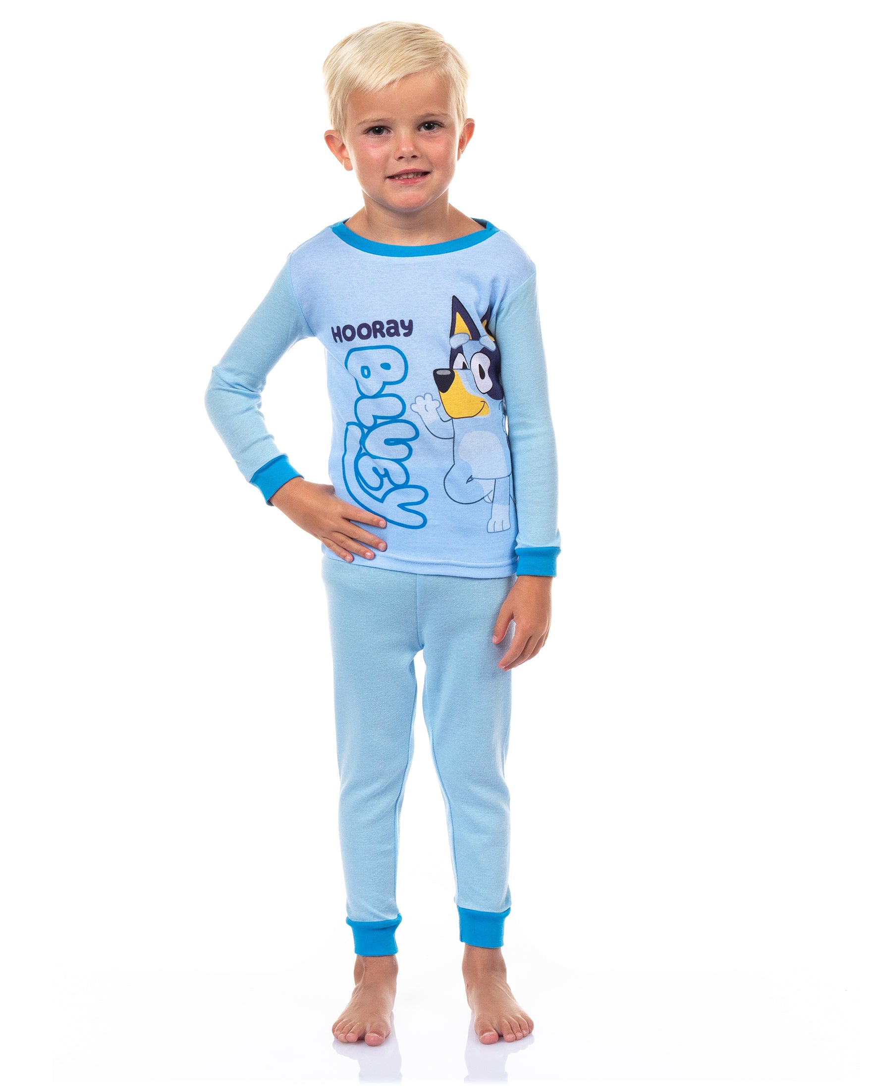 Bluey Pajamas Toddler Hooray Tight Fit 2-Piece Sleep Set 2 Pair