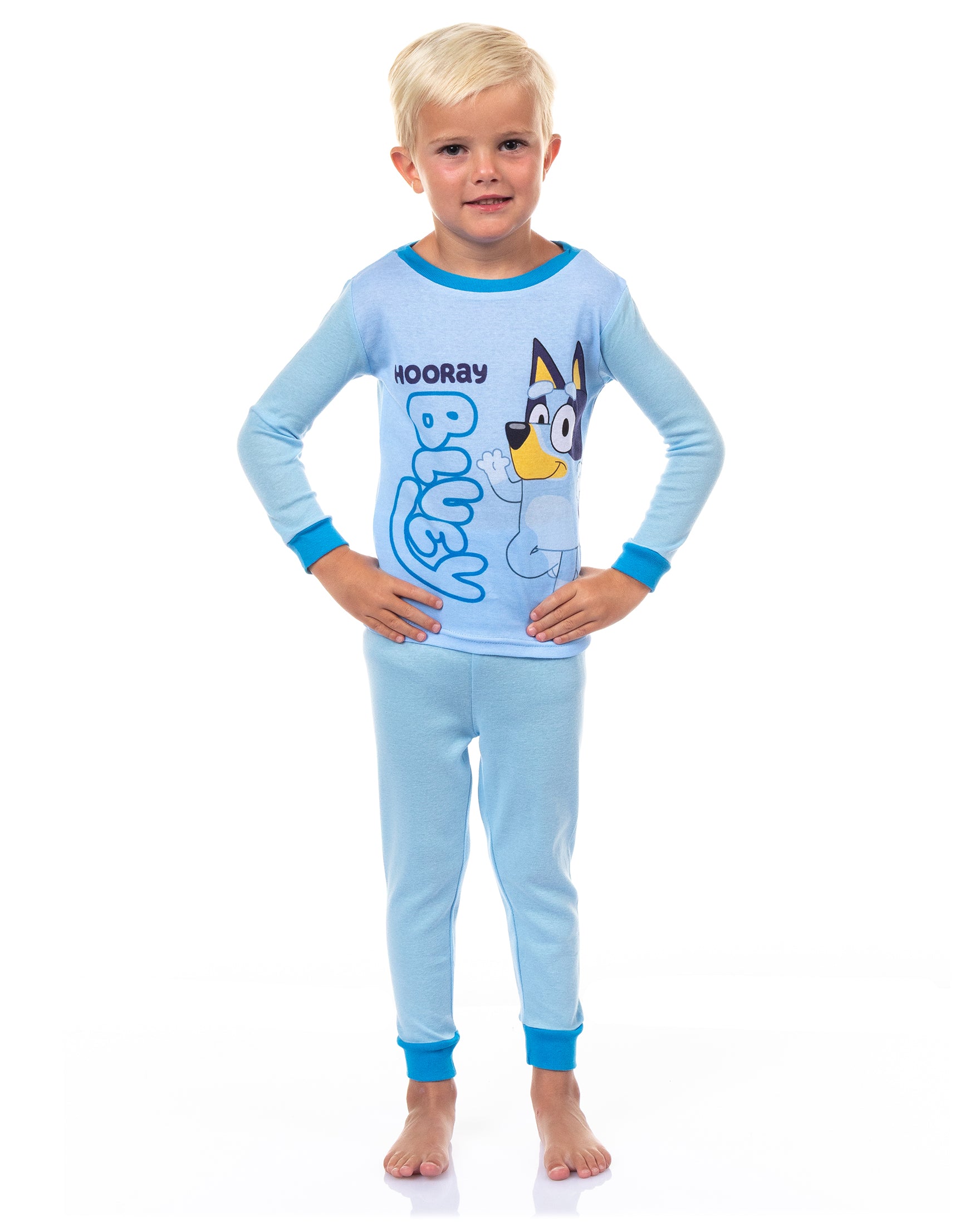 Bluey Pajamas Toddler Hooray Tight Fit 2-Piece Sleep Set 2 Pair