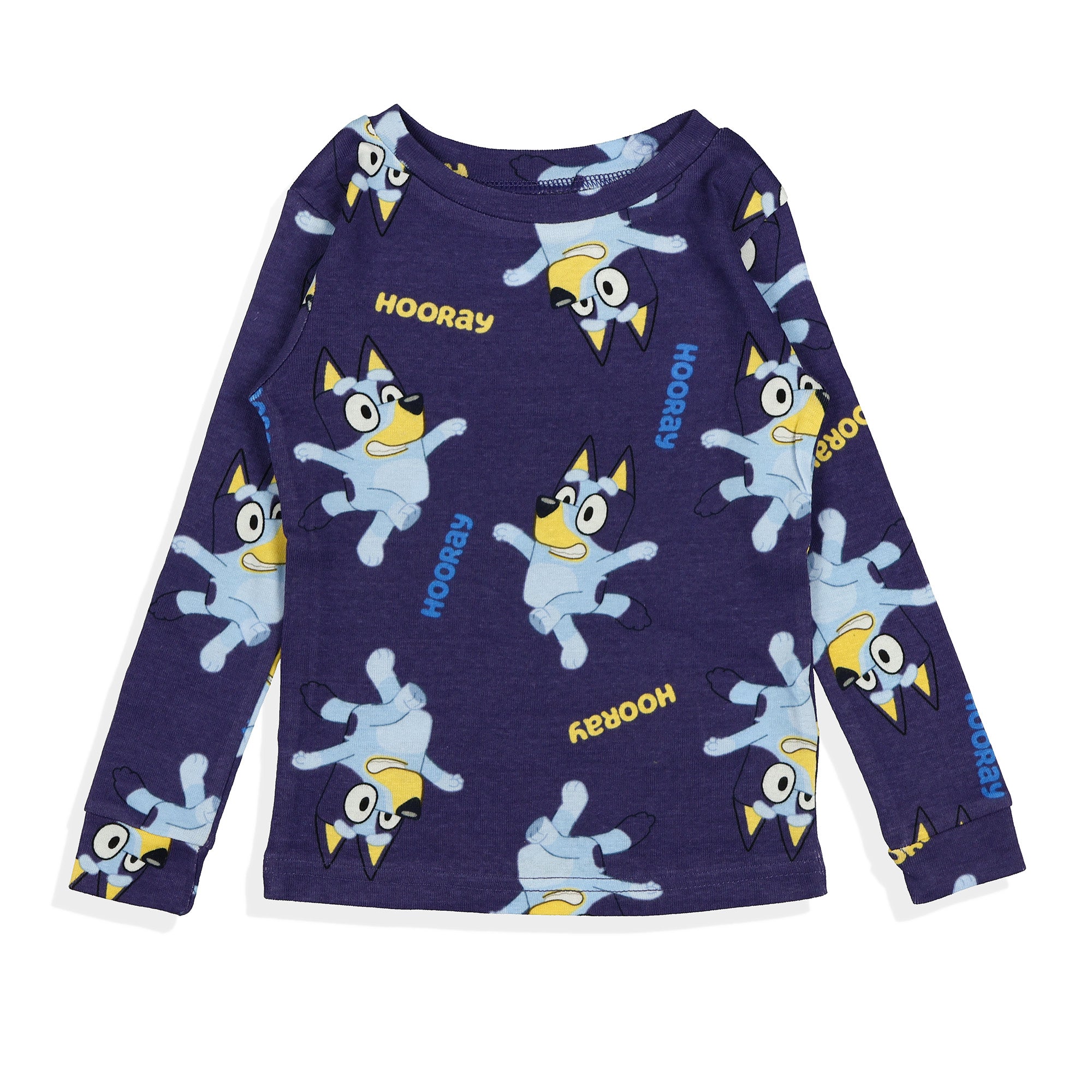 Bluey Pajamas Toddler Hooray Tight Fit 2-Piece Sleep Set 2 Pair