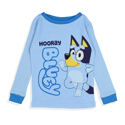 Bluey Pajamas Toddler Hooray Tight Fit 2-Piece Sleep Set 2 Pair