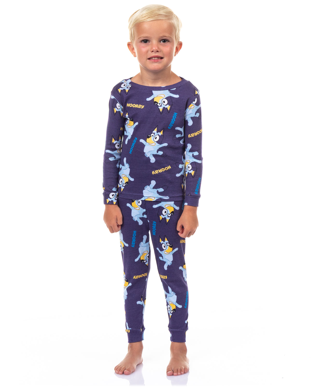 Bluey Pajamas Toddler Hooray Tight Fit 2-Piece Sleep Set 2 Pair