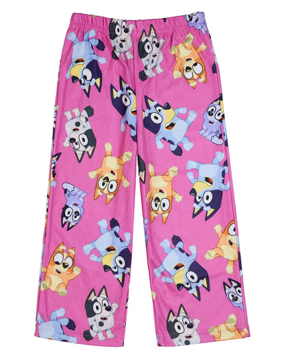 Bluey Pajamas Toddler Girl's Bingo Muffin Long Sleeve Button Up Sleep Set